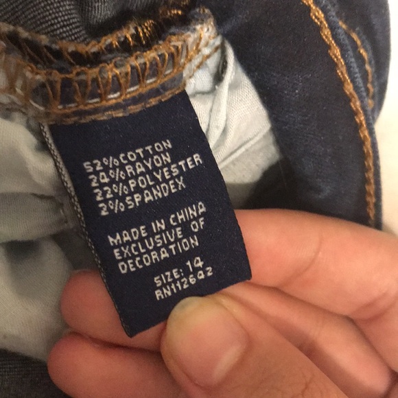 Blue jean high ride shorts for women! - Picture 4 of 4